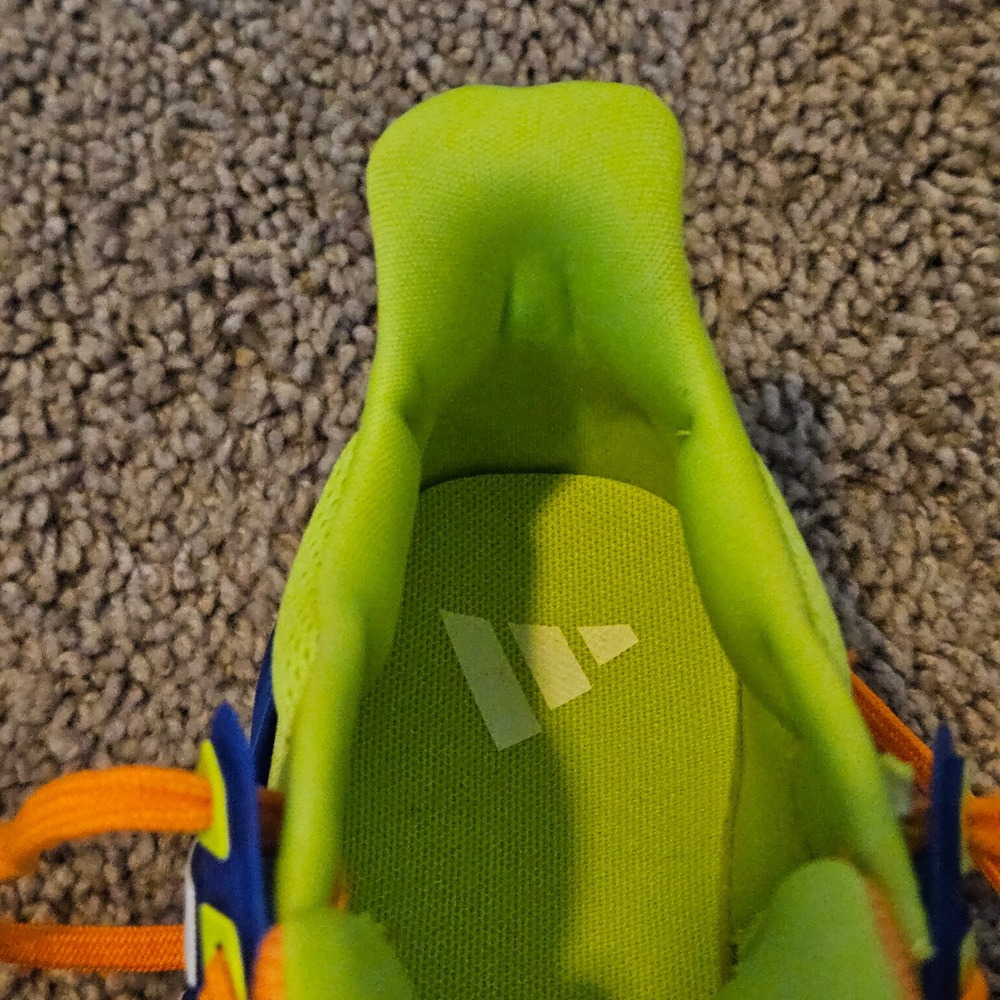 Adidas Kids Ubounce DNA Shoes Boys Size 5 Crew Orange Solar Slime Sneakers Neon - Picture 10 of 10